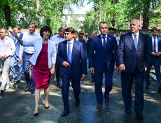 Елена Осипова, Игорь Левитин, Сергей Ерощенко и Сергей Чемезов