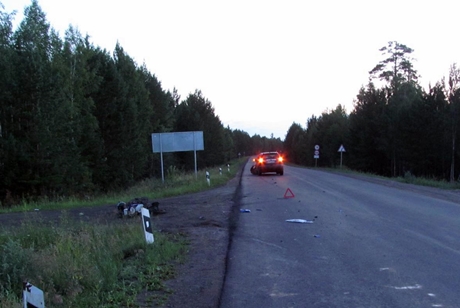 На месте аварии. Фото УГИБДД по Иркутской области