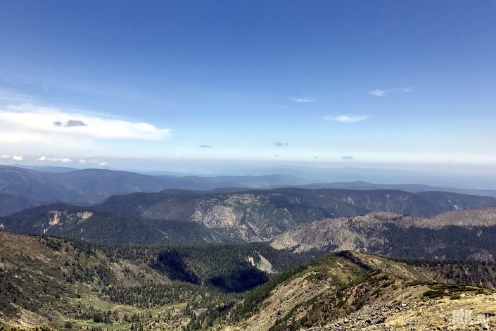 Вид с северного склона