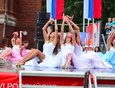 Показательные выступления воспитанниц иркутской школы художественной гимнастики.