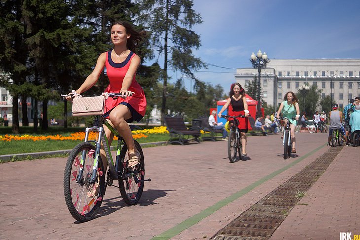 Участницы велопарада в 2014 году. Автор фото — Яна Ушакова