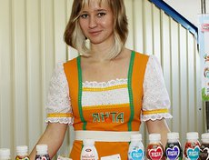 В молокоприемном пункте