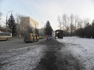 На улице Лермонтова. Фото IRK.ru