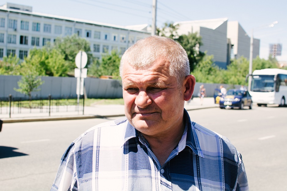 Водитель маршрутки Ромуальдас Ступурс