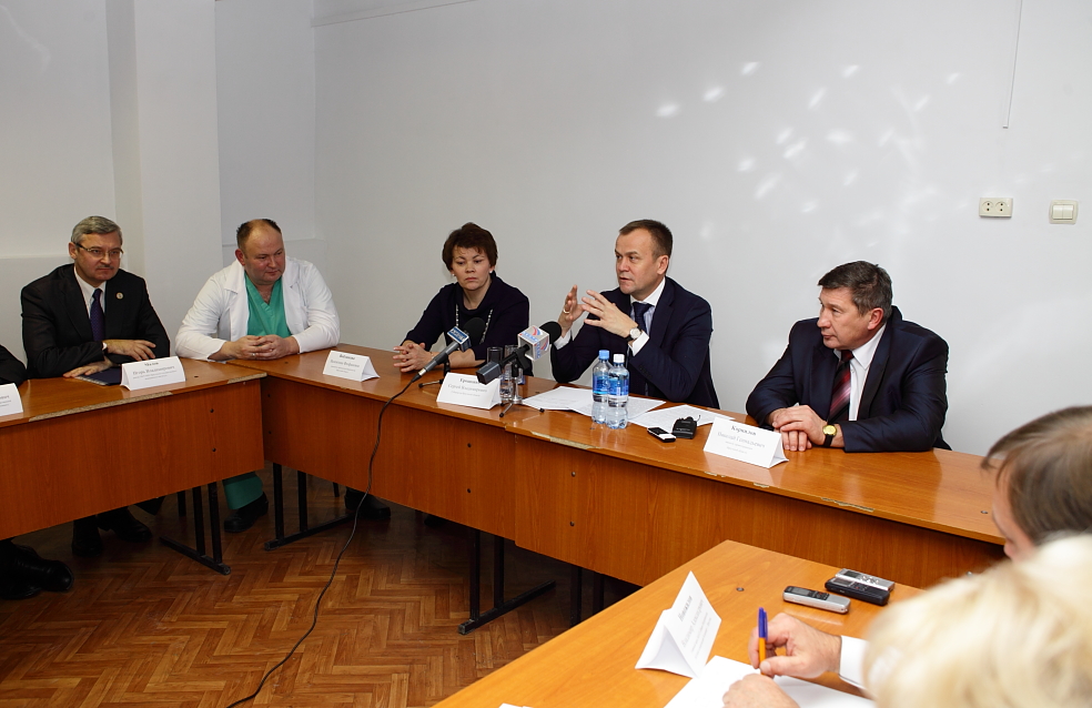 На встрече с главврачами