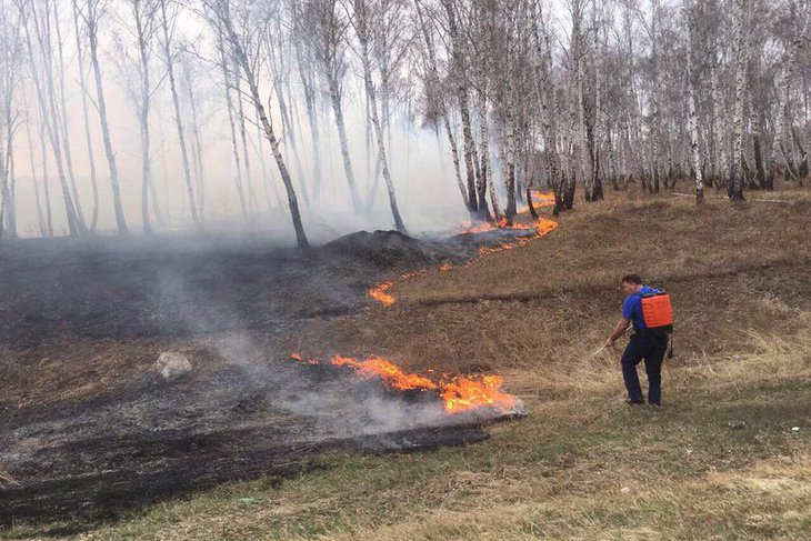 Пожары в Иркутской области. Фото Элеоноры Кез