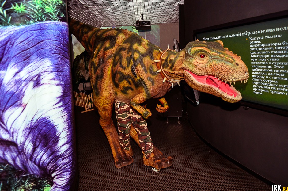 Каждый час гостей выставки ждет интерактивное шоу «Динозавр по имени Гоша».