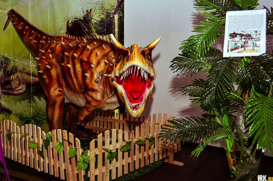 До конца лета в музее планетария в 130-м квартале открыта интерактивно-познавательная выставка для детей «Планета динозавров».