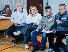 Виктор Кузеванов. советник мэра Иркутска, бывший директор Ботсада ИГУ (слева), Сергей Язев, директор Иркутской астрономической обсерватории (справа).