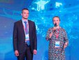 Пресс-секретарь ФЦП «Вода России» Илья Разбаш и руководитель департамента по устойчивому развитию компании En+ Group Мария Грачева