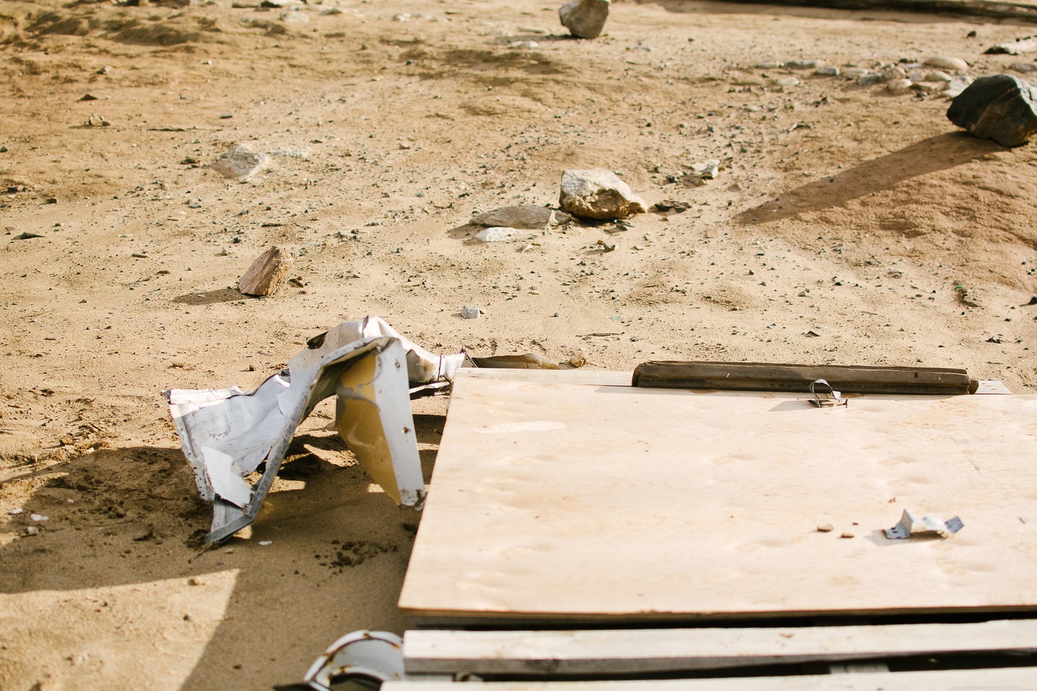 Обломки самолета