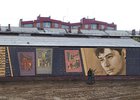 Эскиз граффити по произведениям Александра Вампилова. Фото пресс-службы администрации Иркутска