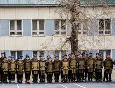 Выступление курсантов военно-патриотического центра «Вымпел-Байкал»