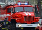 Пожарная машина. Фото ГУ МЧС России по Иркутской области