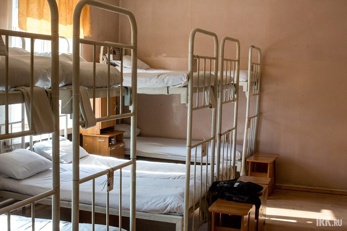 В жилом корпусе