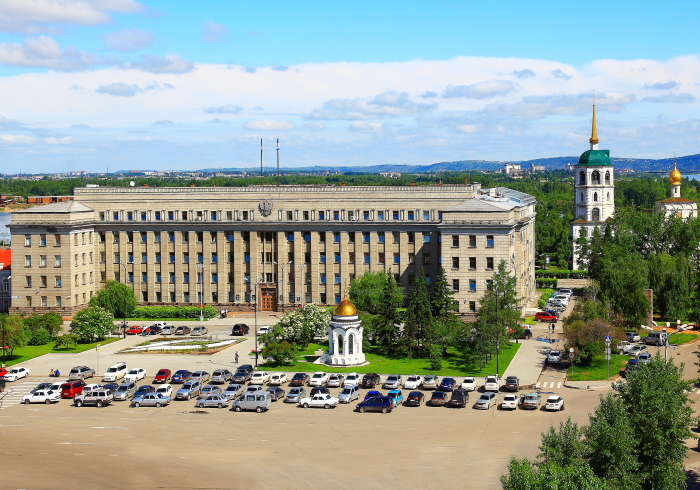 Здание правительства Иркутской области. Фото пресс-службы правительства Иркутской области
