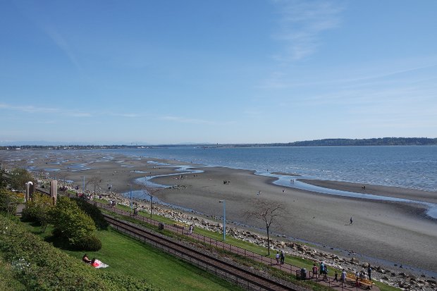 White Rock, BC океанский отлив White Rock, BC океанский отлив