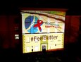Кульминацией акции «Чувствуй лучше» стало зрелищное проекционное шоу на фасаде главного корпуса Иркутского государственного университета. Во время его проведения на набережной образовалась пробка из машин.