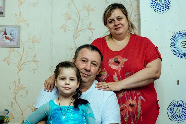 Ульяна с родителями