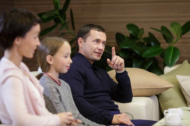 Дмитрий Бердников с семьей. Фото Александра Новикова