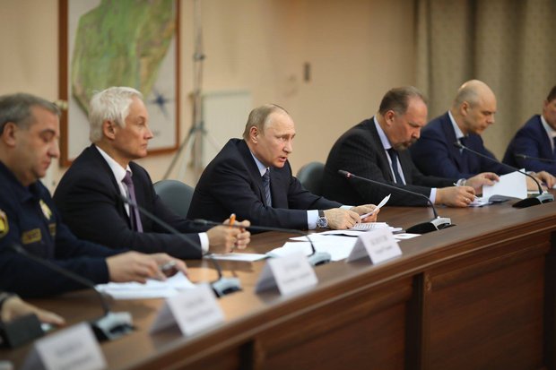 Президент в Иркутске. Фото пресс-службы правительства Иркутской области