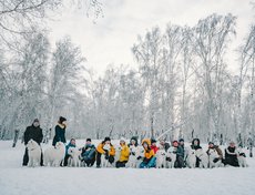 «Наверное, наша „самоедская банда“ самая дружная среди породников», — считает Марина Петровна.
