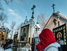 Построение на крестный ход.