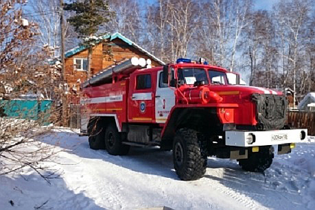 Пожарная машина. Фото с сайта ГУ МЧС России по Иркутской области