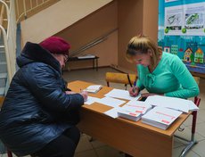 Одновременно на избирательном участке проходило голосование по проектам «Городская среда», где жители могли выбрать один из проектов по общественному благоустройству своего района и города в целом.