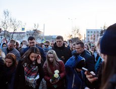 Присутствовали также мэр Иркутска Дмитрий Бердников, ведущий мероприятий Денис Гук