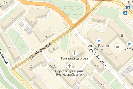 Карта. Изображение «Яндекс. Карты»