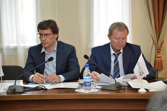 Эдуард Дикунов и Владимир Чеботарев. Фото с сайта партии «Гражданская платформа»
