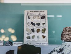 Коллекция минералов из Коста-Рики.