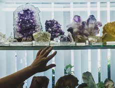 Коллекция горного хрусталя.