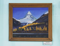 Сейчас комнатных цветов значительно меньше, но на стенах повесили картины.