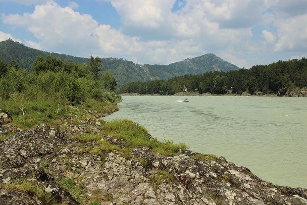 На реке Катунь