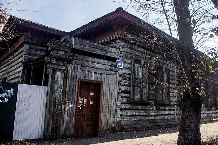 Дом-памятник Рассушина. Фото активистов