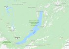 Байкал на Google maps