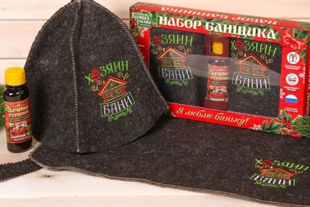 Комплект банный Happy New Year,  490 рублей