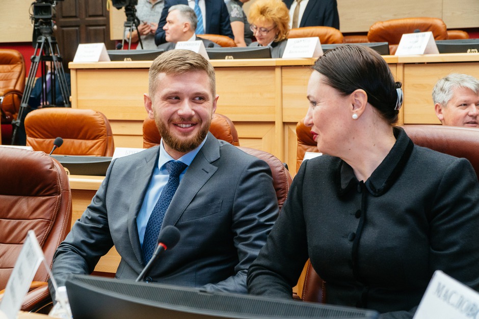 Спикер думы Иркутска Евгений Стекачев