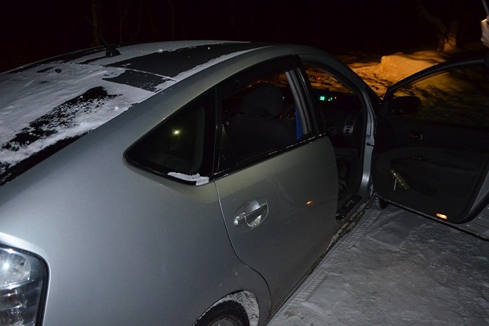 Машина арестованного. Фото пресс-службы ГУ МВД по Иркутской области