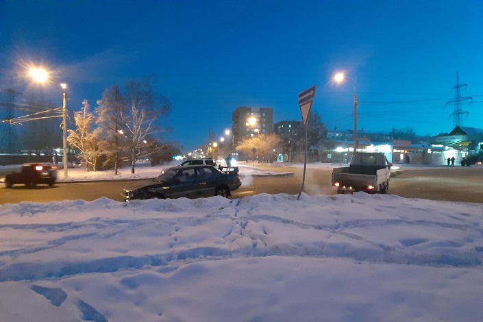 На месте аварии в Ново-Ленино