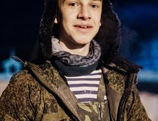 Александр, 13 лет. Ученик школы № 46. На строительстве иорданей с 2013 года.