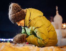 Мария. По образованию архитектор, занимается керамикой. В строительстве иордани участвует с 2014 года.