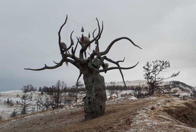 Скульптура «Хранитель Байкала». Фото Натальи Бурмейстер