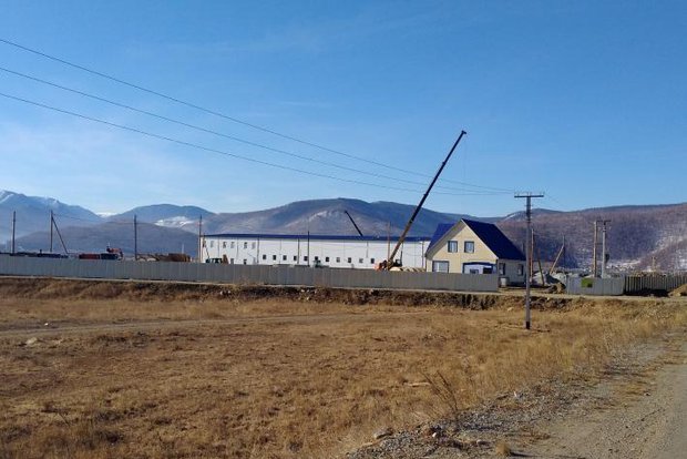 Стройплощадка завода в Култуке