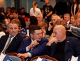 Депутаты Думы Иркутска Алексей Боровиков, Владислав Свердлов и Иван Гущин