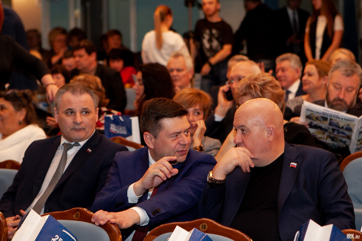 Депутаты Думы Иркутска Алексей Боровиков, Владислав Свердлов и Иван Гущин