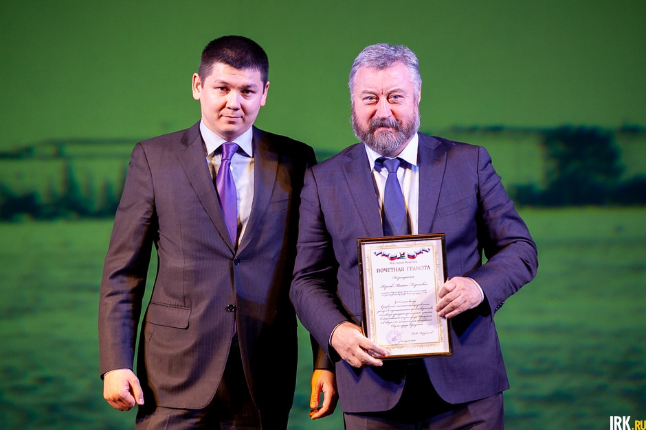 Вице-мэр Виктор Ешеев и депутат думы Михаил Корнев