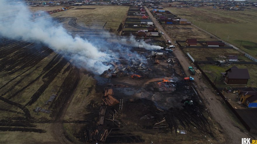 Пилорама в Грановщине. Изображение copter38 специально для IRK.ru Пилорама в Грановщине. Изображение copter38 специально для IRK.ru